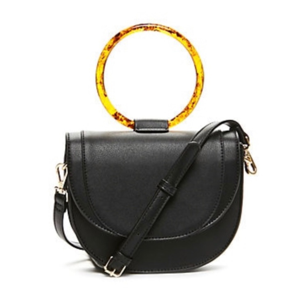 Kaari Blue Resin Saddle Bag